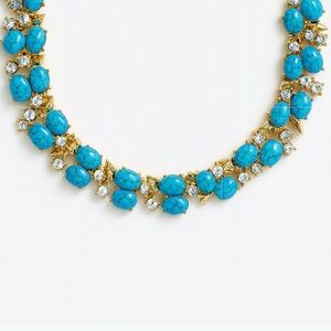 ⚜️ Elegant Gold and Turquoise Necklace